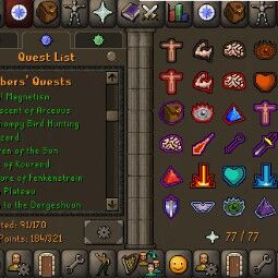 Maxed Infernal Med Main 75 Attack / 75 Defense / 99 Strength / 99 Ranged /94 Magic / RFD + Lunars / Void + Torso / Quiver + Infernal cape / Unregistered email! 2